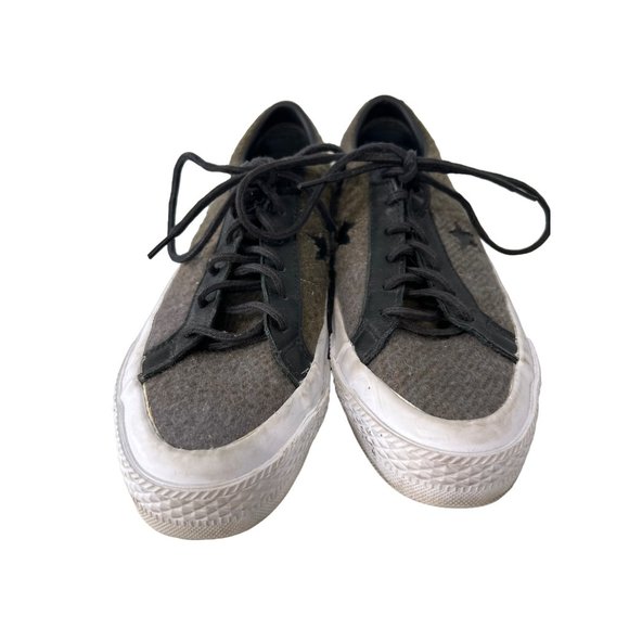 Converse One Star Woolrich Ox Lace-Up Sneakers Womens 7.5 Herbal Green Streetwea - Picture 2 of 8